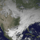 Illustration for article titled The U.S. Northeasts gigantic snow storm as seen from space